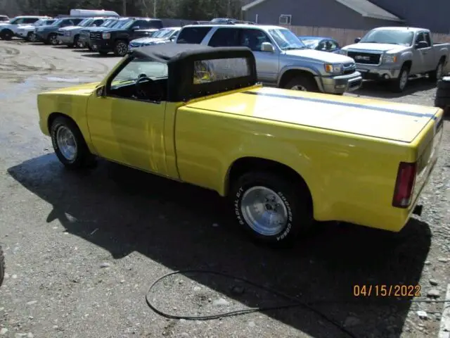 1984 chevrolet s truck pickup yellow rwd automatic s10