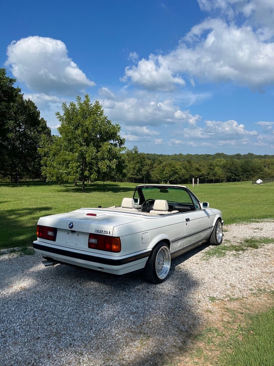 1992 bmw 3-series convertible white rwd manual ic automatic