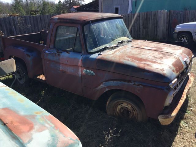 1965 ford f100, v8, 3 speed, rat rod, hot rod