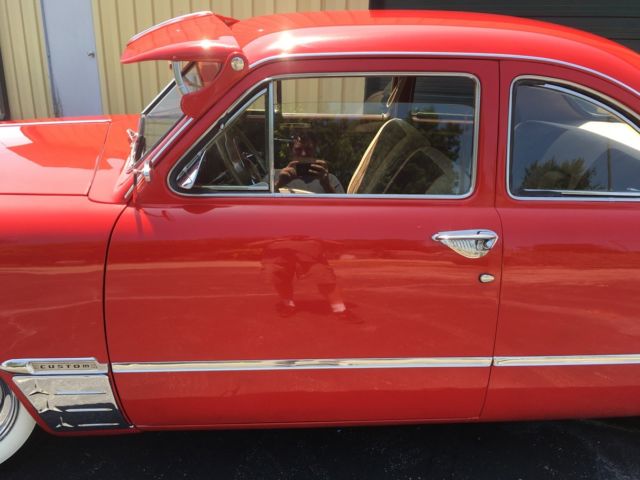 1950 ford custom deluxe club coupe - flathead v8 3-on-tree custom interior