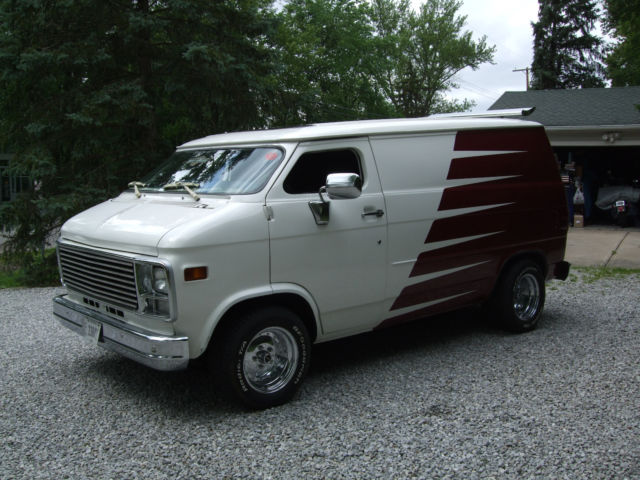 custom chop top chevy van