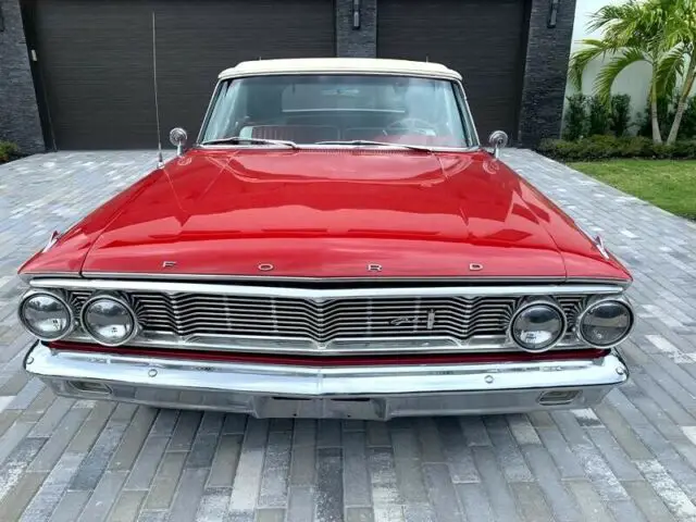 1964 ford galaxie 500 convertible 5,000 miles red select automatic