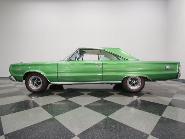 1967 plymouth gtx 3768 miles green coupe 440 super commando v8 3 speed automati