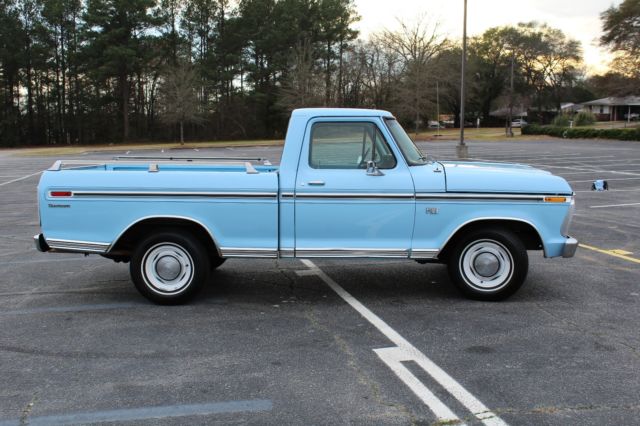 1973 ford f100 custom 2wd - shortbed, 302 v8, c4 auto, a/c, p/s