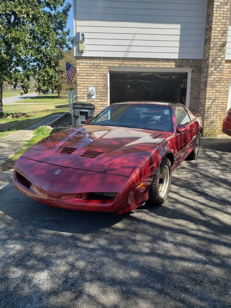 1991 pontiac firebird sportscar red rwd automatic trans am