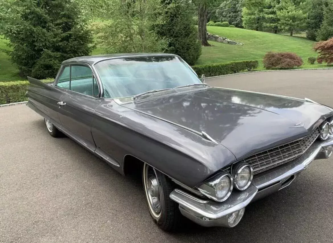 1961 cadillac 62 coupe grey
