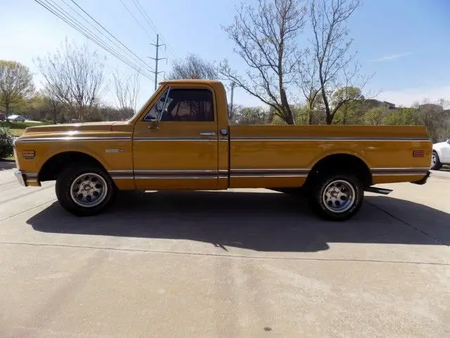 1972 chevrolet cheyenne 10 yellow