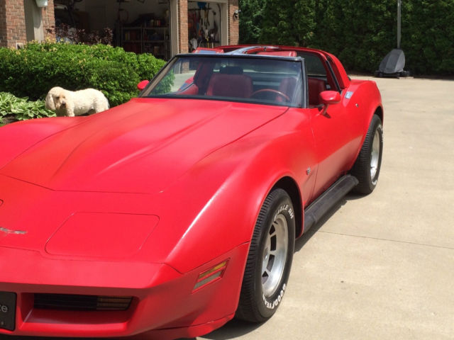 1980 corvette l82 - recently completely reconditioned, runs great, t-tops, auto