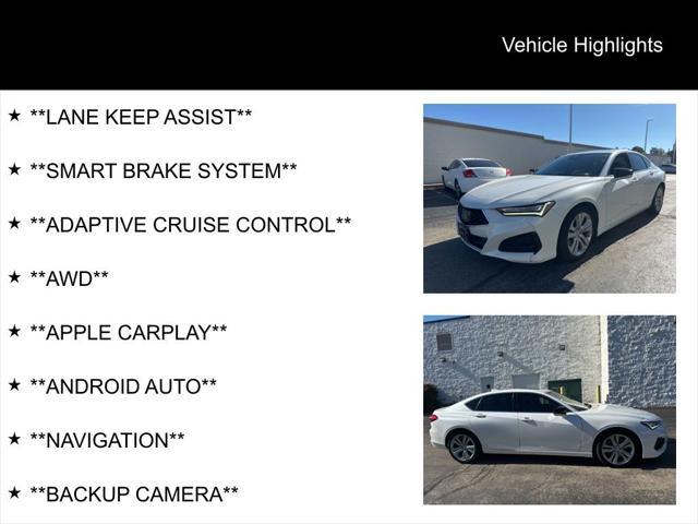 2021 acura tlx technology
