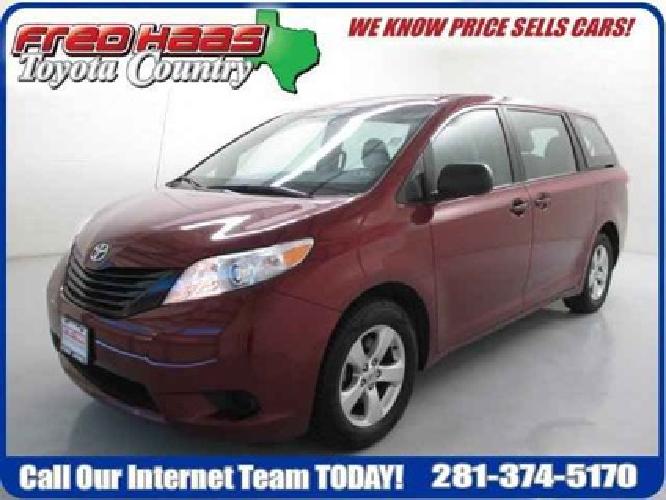 2012 toyota sienna le one owner warranty in spring, tx