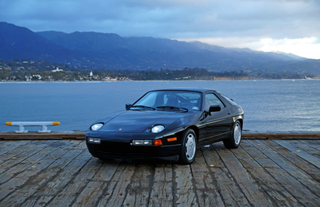 1988 porsche 928 s4: 56k mi, very original, mechanically strong, black/burgundy