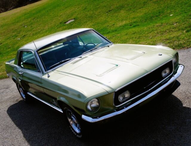 1968 ford mustang coupe green rwd automatic california special