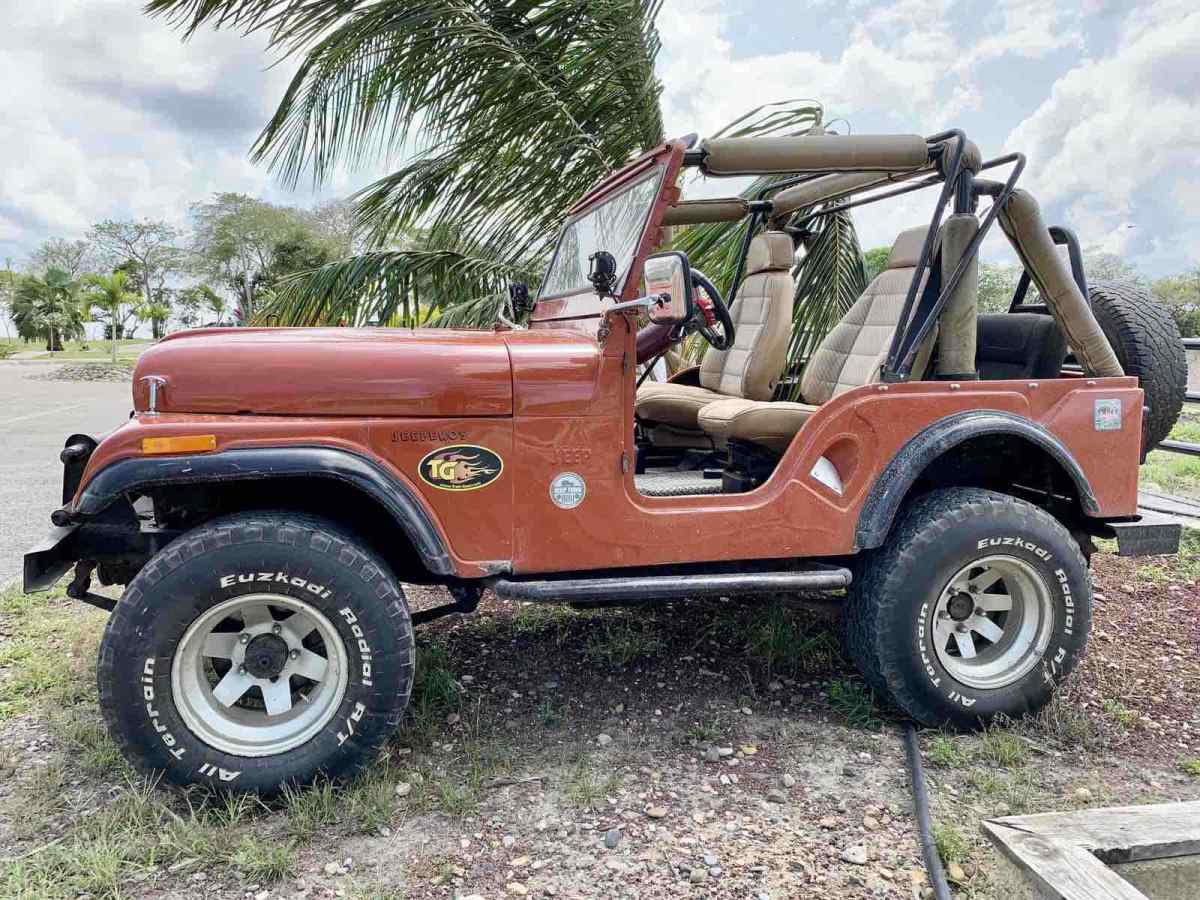 1960 jeep willys cj5 convertible orange 4wd manual