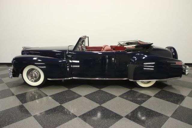 1947 lincoln continental convertible convertible 12 cylinder 3 speed manual clas