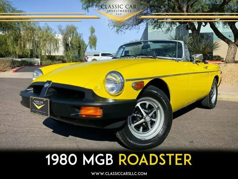 1980 mgb roadster - original, survivor - only 14k original miles - a/c!