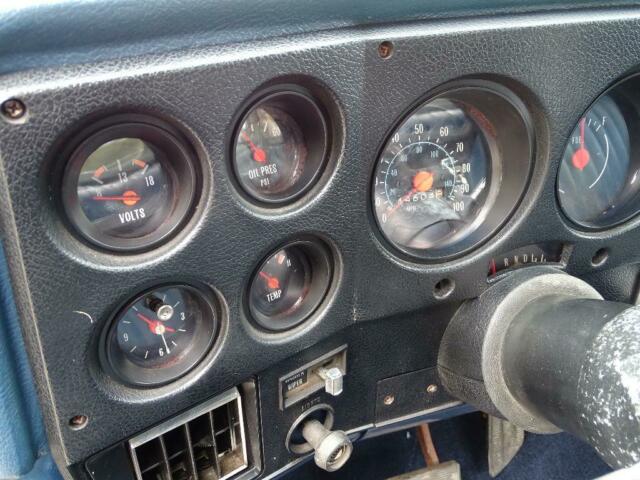 1977 chevrolet c10 cheyenne 44,602 miles blue pickup v8 automatic