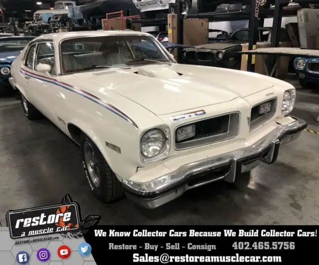 1974 pontiac gto, phs, 350ci auto, ac, hatch back, shaker hood
