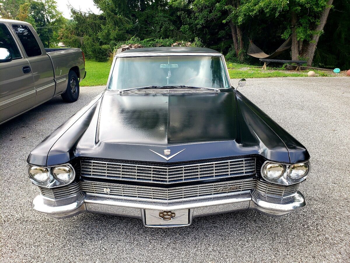 1964 cadillac deville coupe coupe black rwd automatic