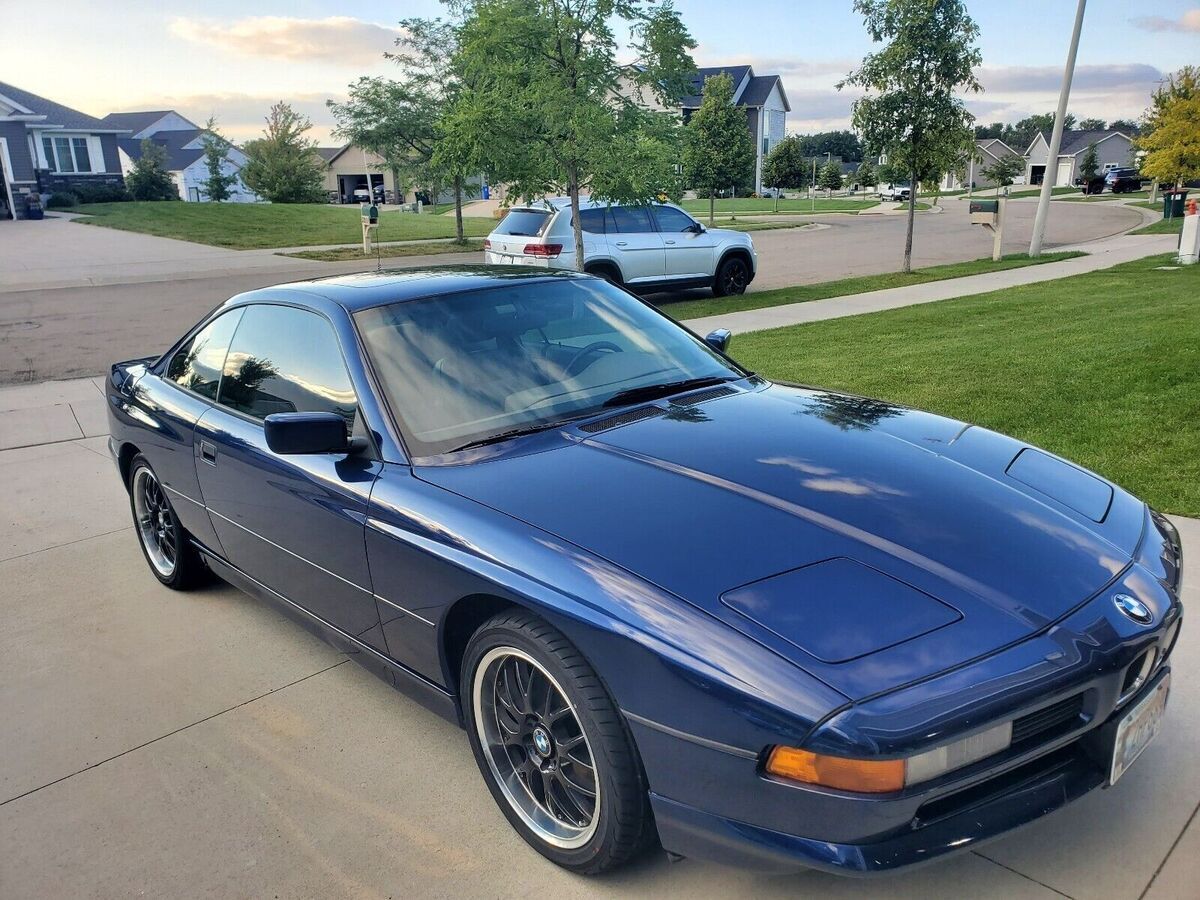 1991 bmw 8-series coupe blue i automatic