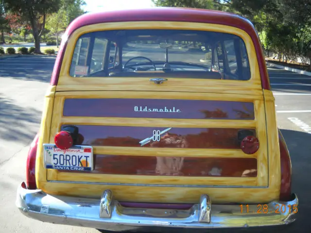 1950 olds tin woodie surf wagon