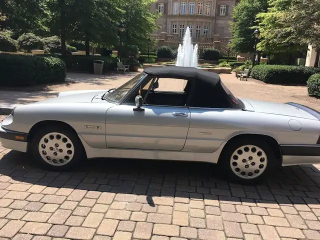 1986 alfa romeo spider quadrifoglio, 64k miles, with hardtop, numbers matching