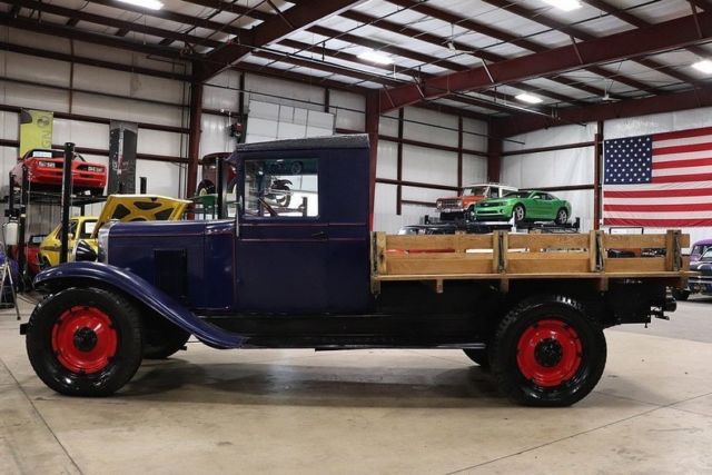 1929 chevrolet ac international 2607 miles blue pickup truck 194ci l6 manual