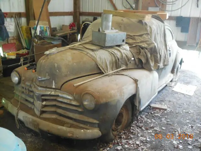1948 chev fleetmaster, "barn find"