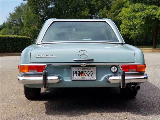 1969 mercedes benz 280sl horizon blue