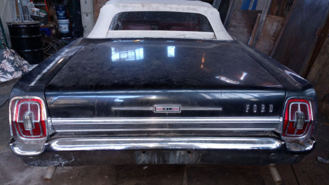 barn find: 1967 ford galaxie xl convertible - 390 v8, factory a/c, power windows