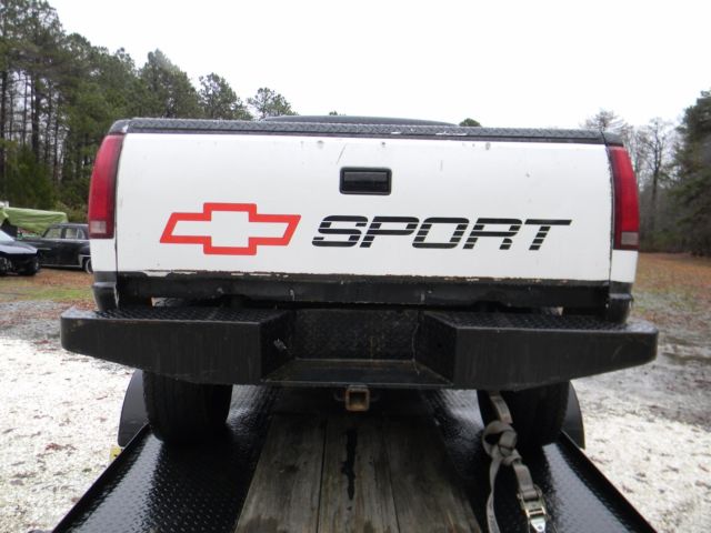 1991 chevy k1500 4x4 350 v8 carburator transplanted, short box lift kit, project