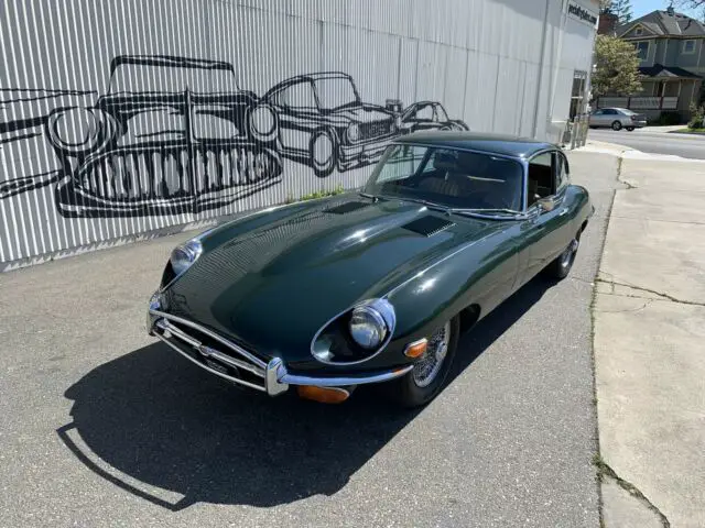 1970 jaguar xke 10136 miles green coupe 2 plus 2