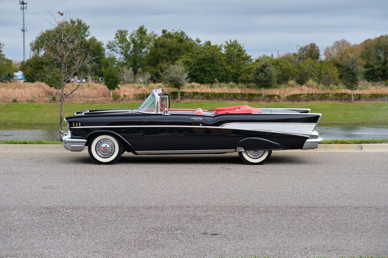 1957 chevrolet bel air convertible restored