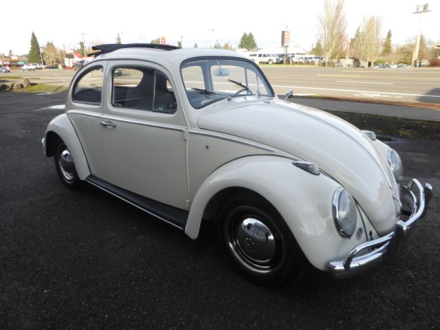 1961 vw beetle rag top
