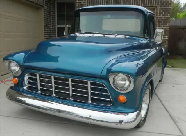 1956 chevy apache with a 427 big block and a/c - antique pickup truck