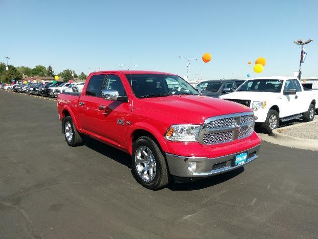 2014 ram ram pickup 1500 laramie 4x4 laramie 4dr crew cab 5.5 ft. sb pickup for sale in billings, montana