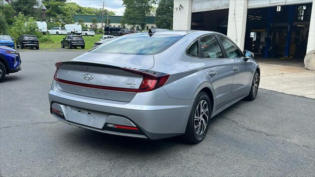 2023 hyundai sonata hybrid blue