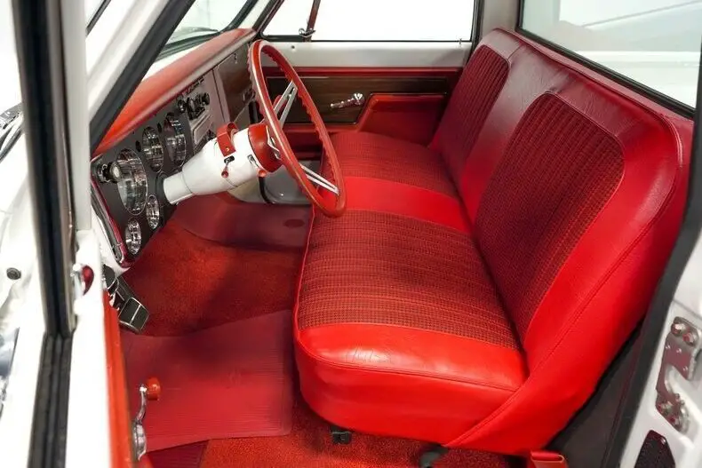 v8 efi auto sniper holley classic vintage collector restored hedman white red ch