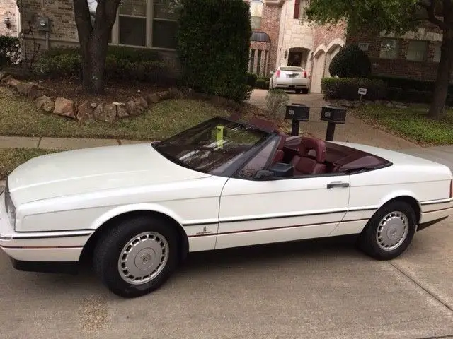 1987 cadillac allante low miles
