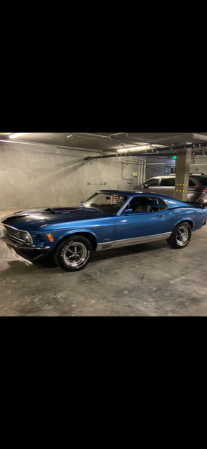 1970 ford mustang mach 1 coupe