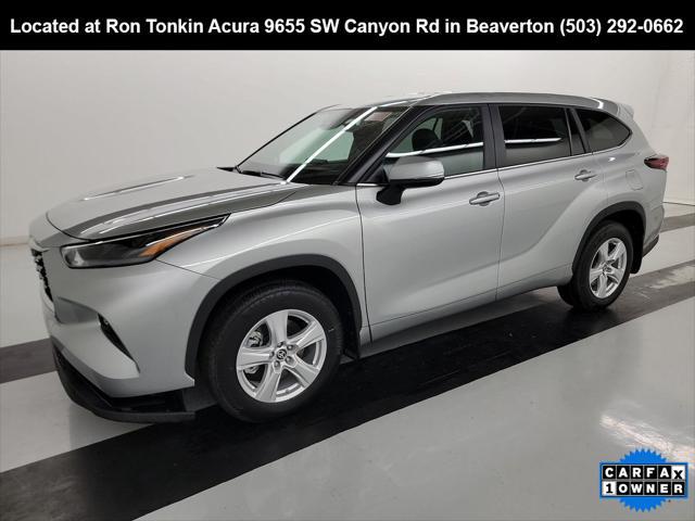 2024 toyota highlander le
