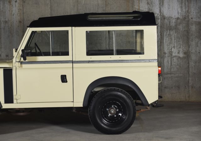 1980 land rover santana 88 0 cream 2 dr manual