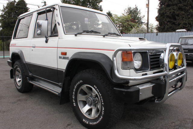 mitsubishi pajero-montero 1989 turbo diesel manual