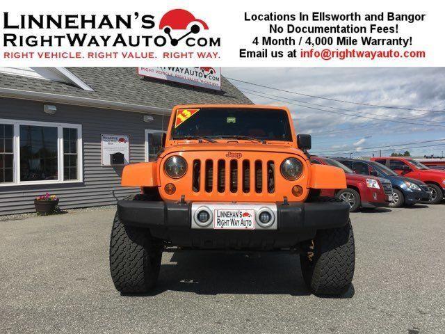2013 jeep wrangler unlimited sahara 4x4 sahara 4dr suv for sale in bangor, maine