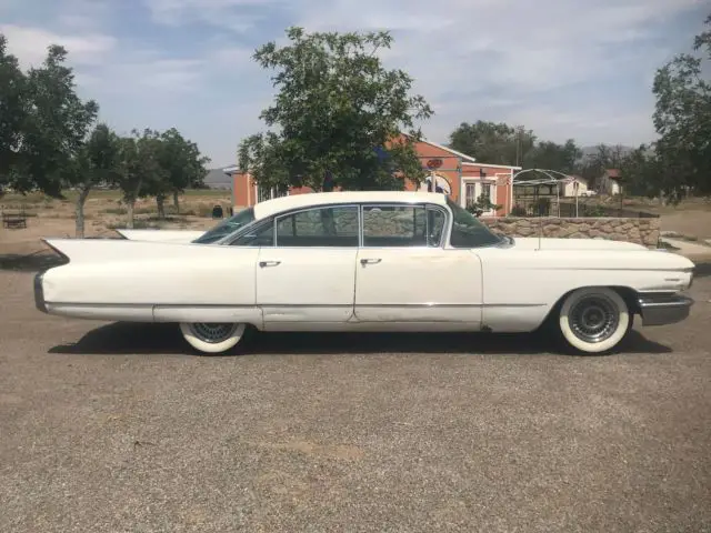 1960 cadillac 4 door new mexico barn find very original and complete with a/c