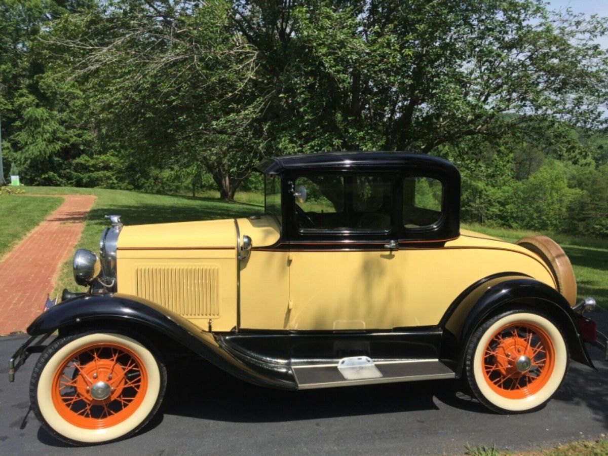 ford model a deluxe rumble seat coupe