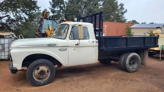 1966 ford f350 pickup white rwd manual