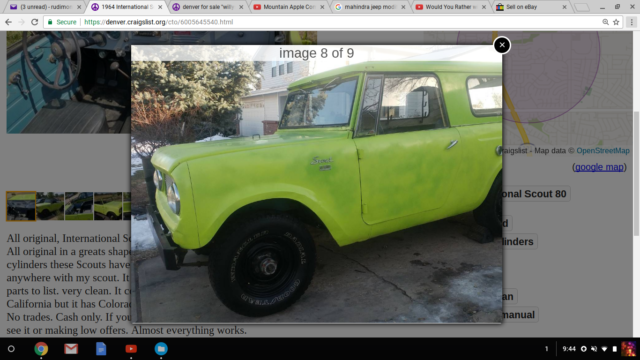 international scout 80 1964 all original