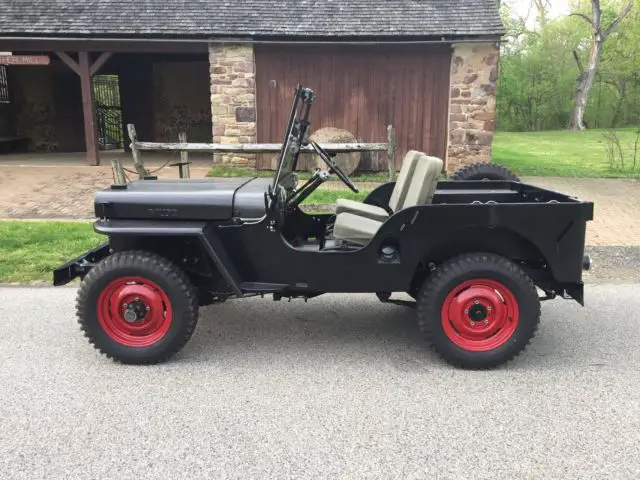 1946 willys cj-2a very early civilian column shift vin 28537