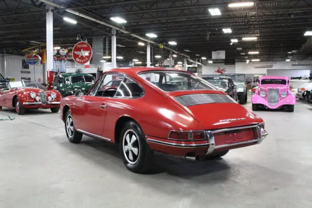 1965 porsche 912 100552 miles ruby red coupe 1.6l 4 cylinder 5 speed manual