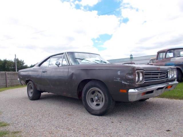 1969 plymouth roadrunner hardtop, 383 v8, manual 4-speed